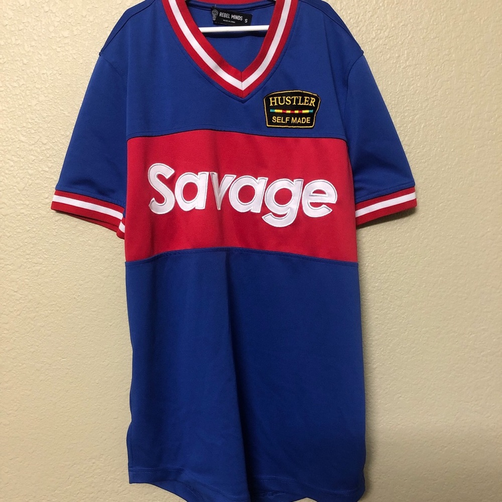 blue savage sports tee